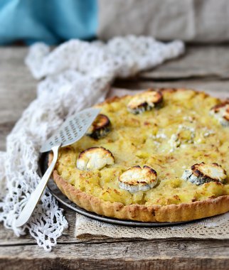 patates ve keçi peyniri kiş