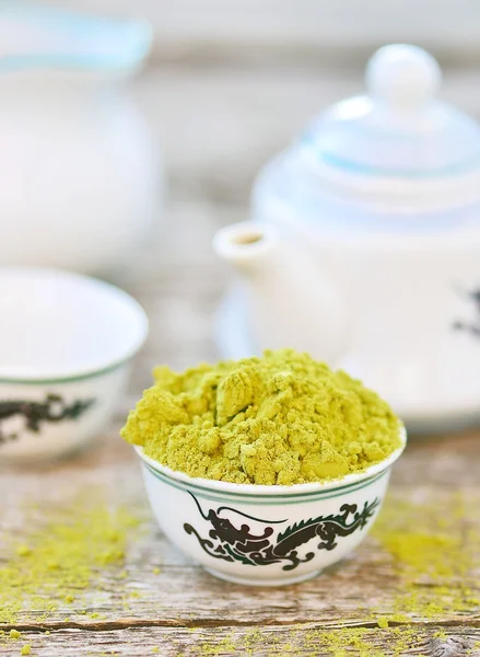 Matcha zelený čaj — Stock fotografie