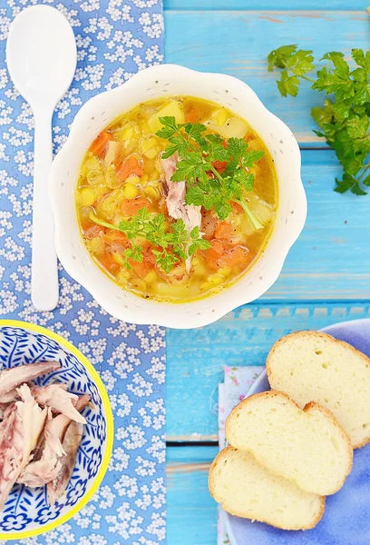 Sopa de ervilha — Fotografia de Stock