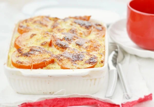 Rocco al forno con riso e pomodori — Foto Stock