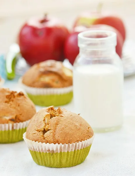 Apples muffins — Stock Photo, Image