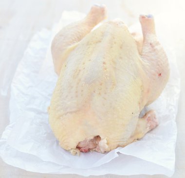 taze, Organik tavuk.