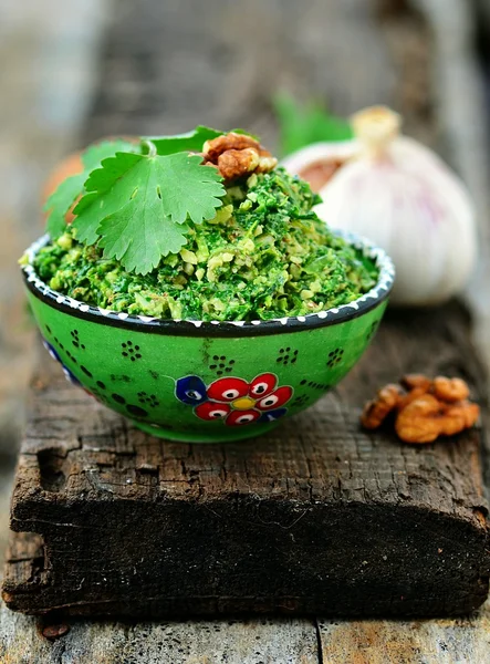 Spinach pkhali. georgian appetizer — Stock Photo, Image