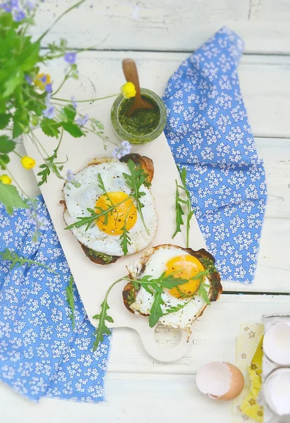 Croque madame — Foto de Stock