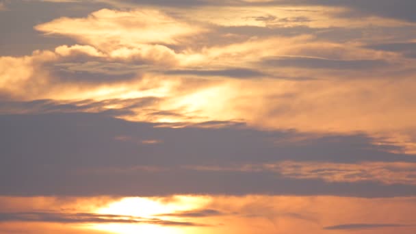 Magnífico cielo al atardecer — Vídeo de stock