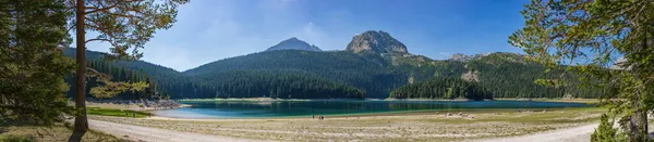 Černé Jezero Národním Parku Durmitor Černá Hora — Stock fotografie