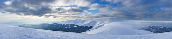 Schöner Winter Den Karpaten Ukraine — Stockfoto