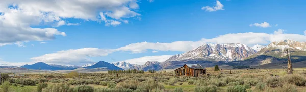 Edifícios Abandonados Sierra Oriental Perto Lee Vining Califórnia — Fotografia de Stock