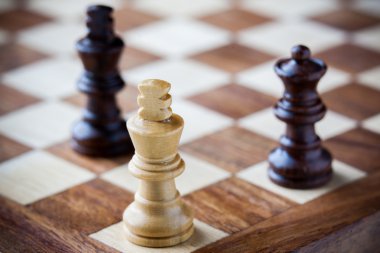 Ahşap Satranç taşları