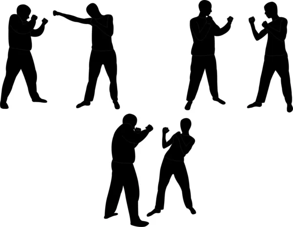 Кик-боксинг — стоковый вектор