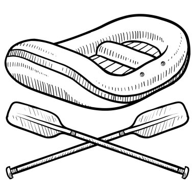 Whitewater rafting kroki