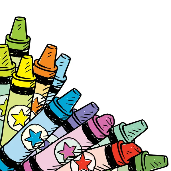 renkli crayon köşe sekmesi