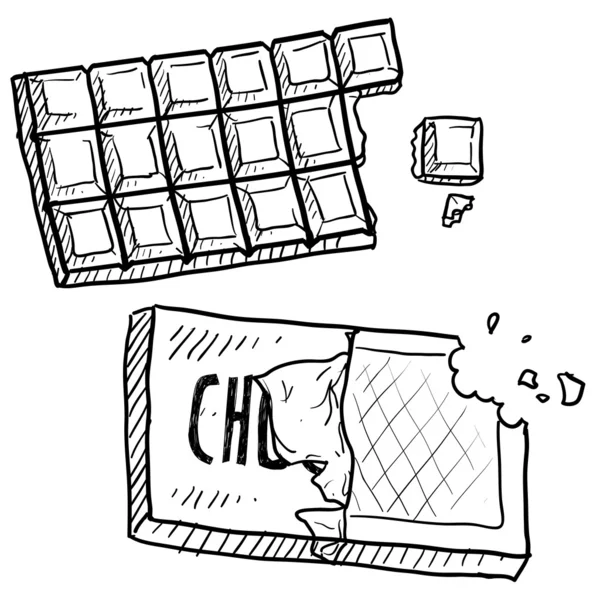 çikolata vektör çizim