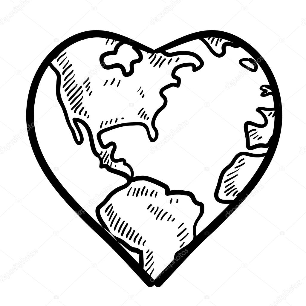 Love for the earth sketch