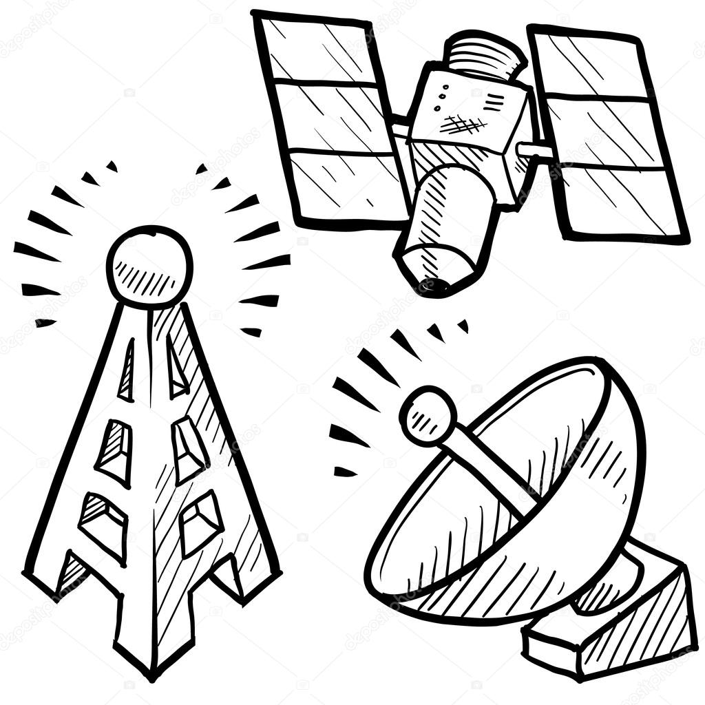 Telecommunications objects sketch