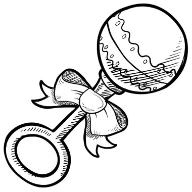 Download Baby Rattle Free Vector Eps Cdr Ai Svg Vector Illustration Graphic Art
