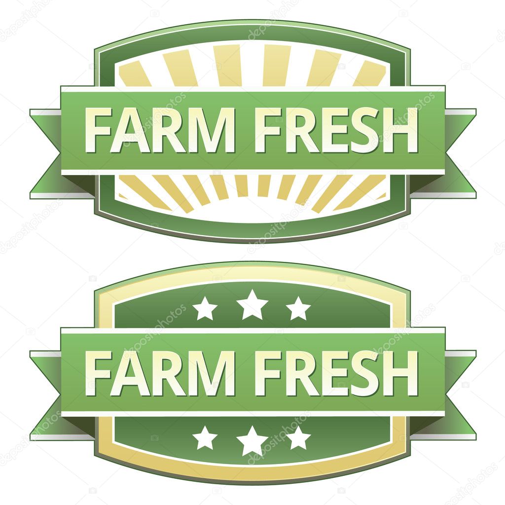 Farm Fresh food label