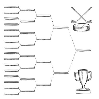 boş hokey playoff pracket