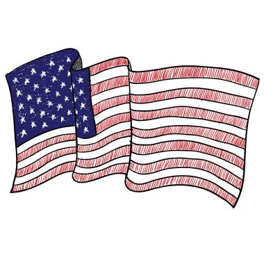 Amerikan bayrağı kroki