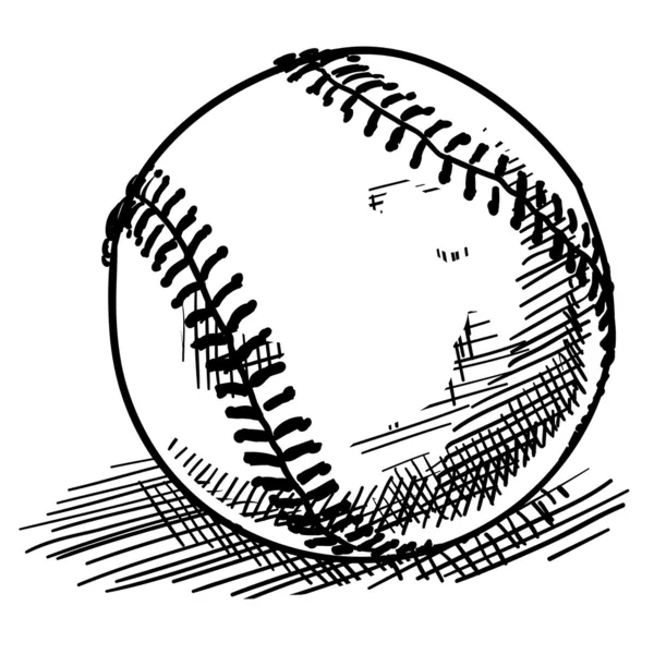 Esquisse de baseball — Image vectorielle