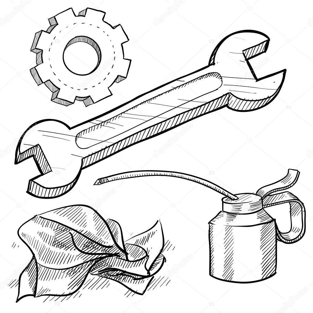 Car mechanics tools Stock Vector Image by ©lhfgraphics #14135755