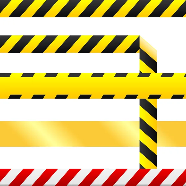 Blank caution tape vector — Stock Vector