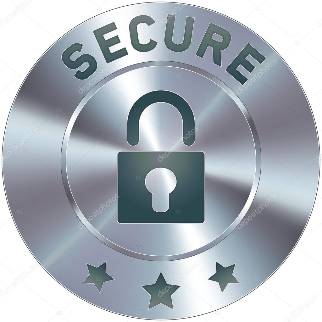 Modern secure icon
