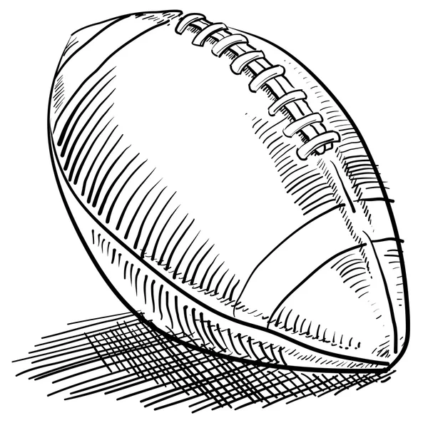 American football sketch — Stock Photo, Image