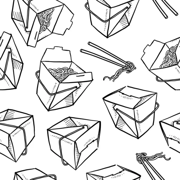 Seamless Chinese food background