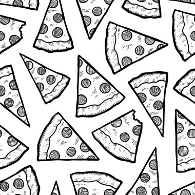 Dikişsiz pizza arka plan
