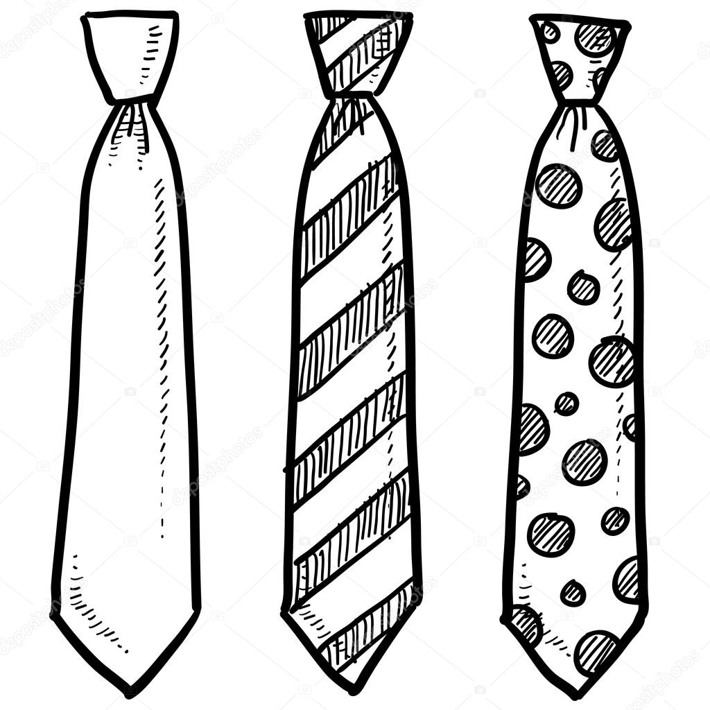 Necktie sketch