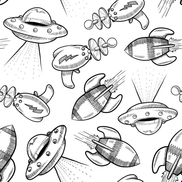 Dikişsiz bilim kurgu nesneleri arka plan