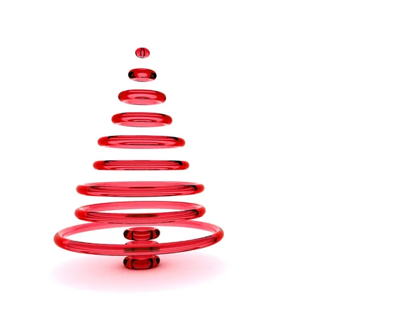 Weihnachtsbaum 3D-Rendering. — Stockfoto