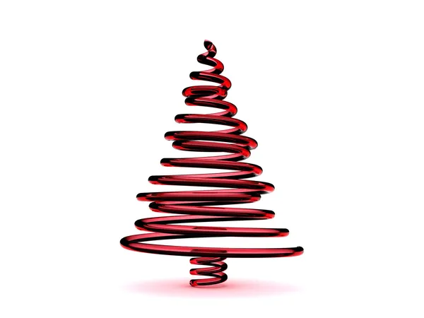 Kerstboom 3D-rendering. — Stockfoto