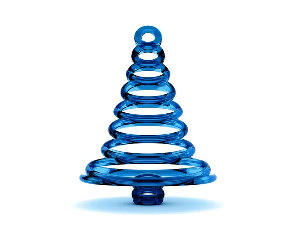 Christmas tree 3d rendering — Stock Photo, Image