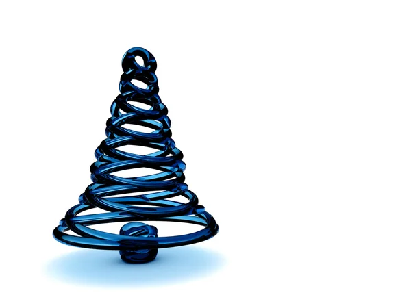 Albero di Natale rendering 3d — Foto Stock