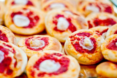 Küçük pizza. pizzete