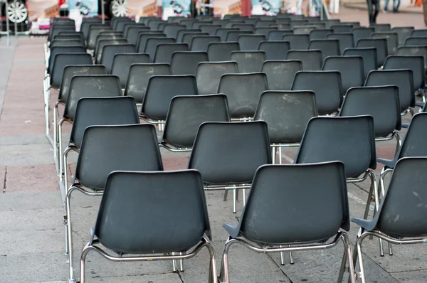 Row of empty seats — Stock Photo, Image