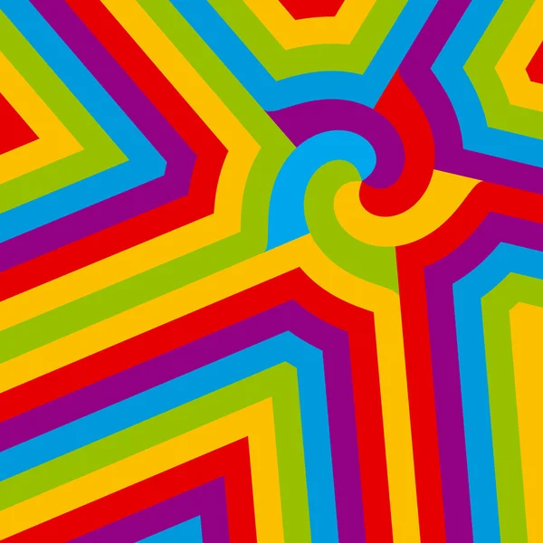 Abstracte kleurrijke swirl. vector. — Stockvector