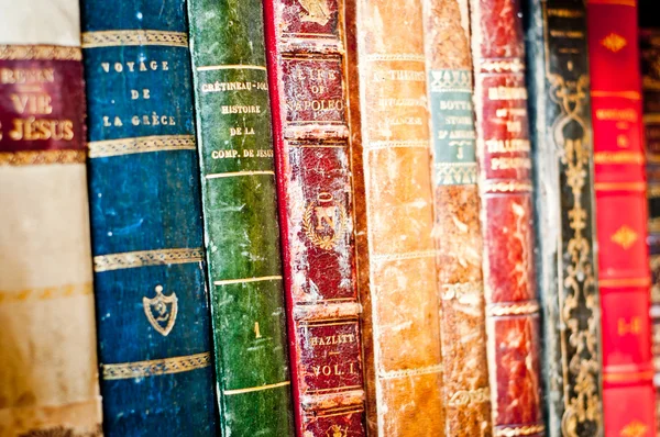 Livros antigos fundo — Fotografia de Stock