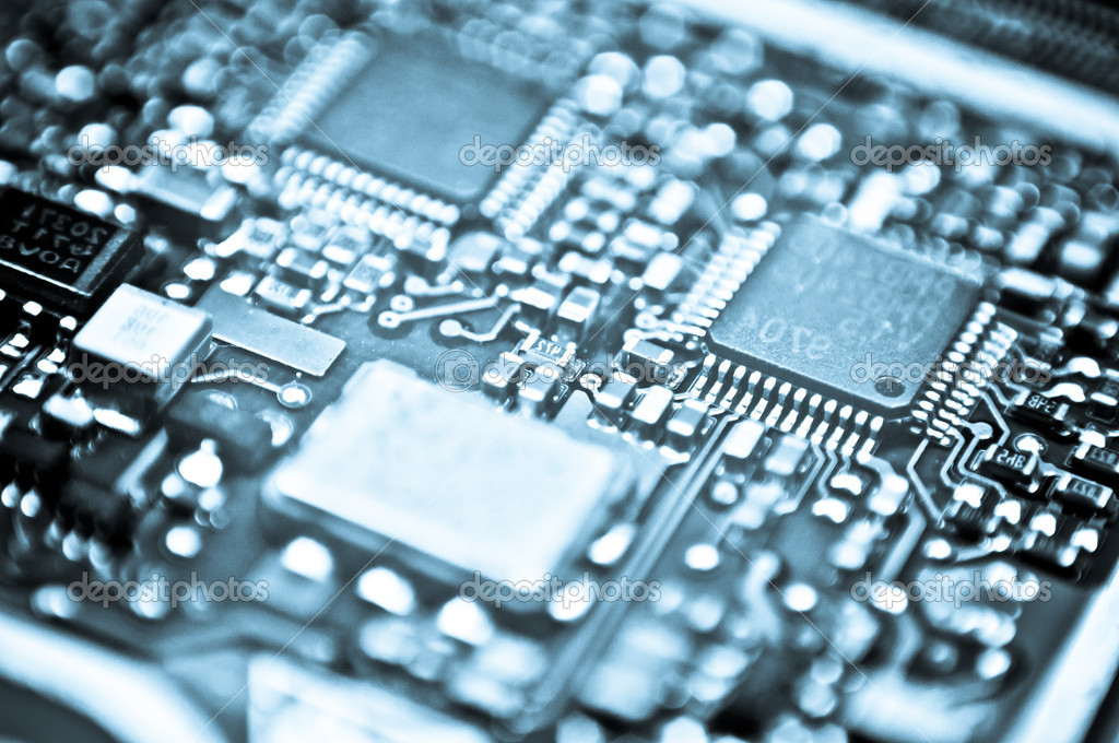 circuit board close up