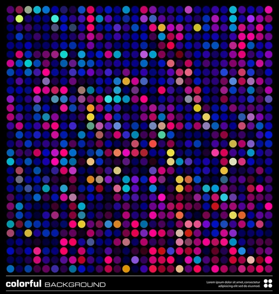 Abstrait fond de mosaïque colorée — Image vectorielle