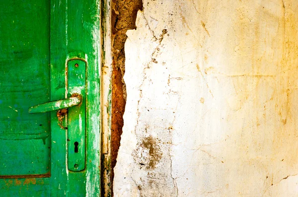 Old door handle detail — Stock Photo, Image