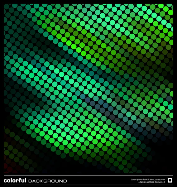 Movimento abstrato fundo verde — Vetor de Stock