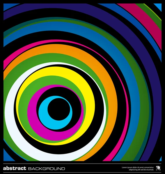 Abstracto círculos coloridos vector de fondo . — Archivo Imágenes Vectoriales