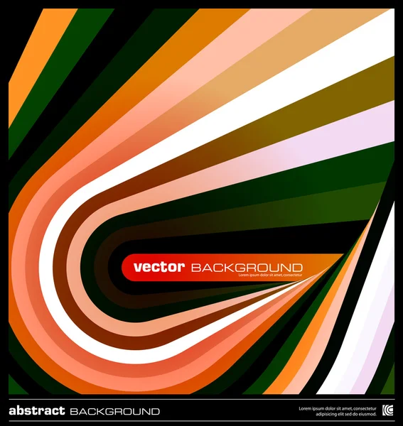 Abstract orange geometric background vector — Stock Vector