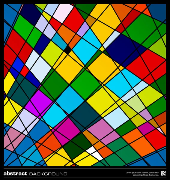 Abstract kleurrijke geometrische achtergrond — Stockvector