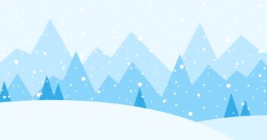 Kar yağışı. Yılanın arka planına kar yağıyor. Animasyon. Noel ve Yeni Yıl kar taneleri. Kusursuz çerçeveler. Yeşil ekran. 4K