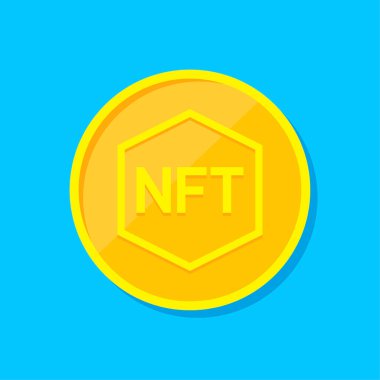 NFT madeni para. Finansal olmayan Jeton. Engelleme teknolojisi.