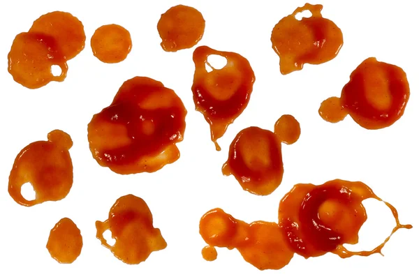 Ketchup färbt Blutflecken — Stockfoto